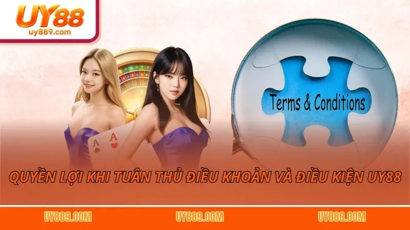 Quyền lợi của người dùng khi tuân thủ điều khoản và điều kiện UY88